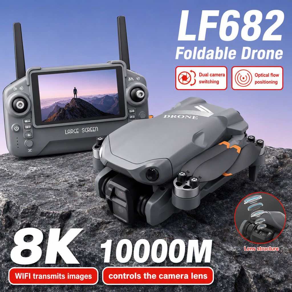 Dji Drone Mini 4 Pro - Дрон для аэрофотосъемки LF682 с двумя