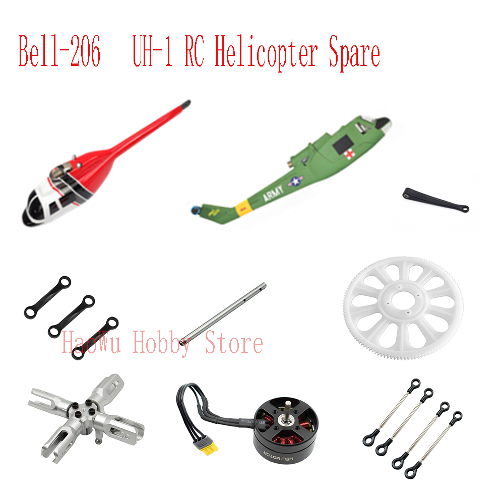 Rc Helicopter Coaxial - Flywing bell206 UH1 Bell-206 UH-1 Запчасти
