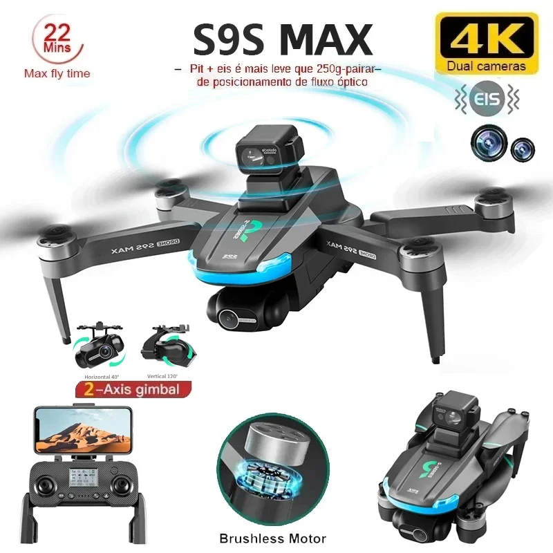 НОВЫЙ S9S MAX MINI Drone 4K 2- – обзор и цена Rc Helicopter Case