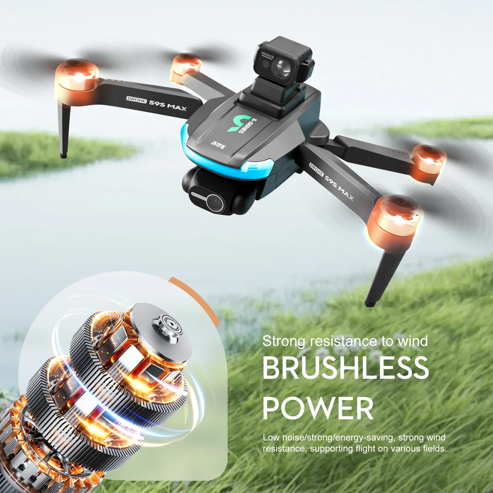 НОВЫЙ S9S MAX MINI Drone 4K 2- – обзор и цена Rc Helicopter Case
