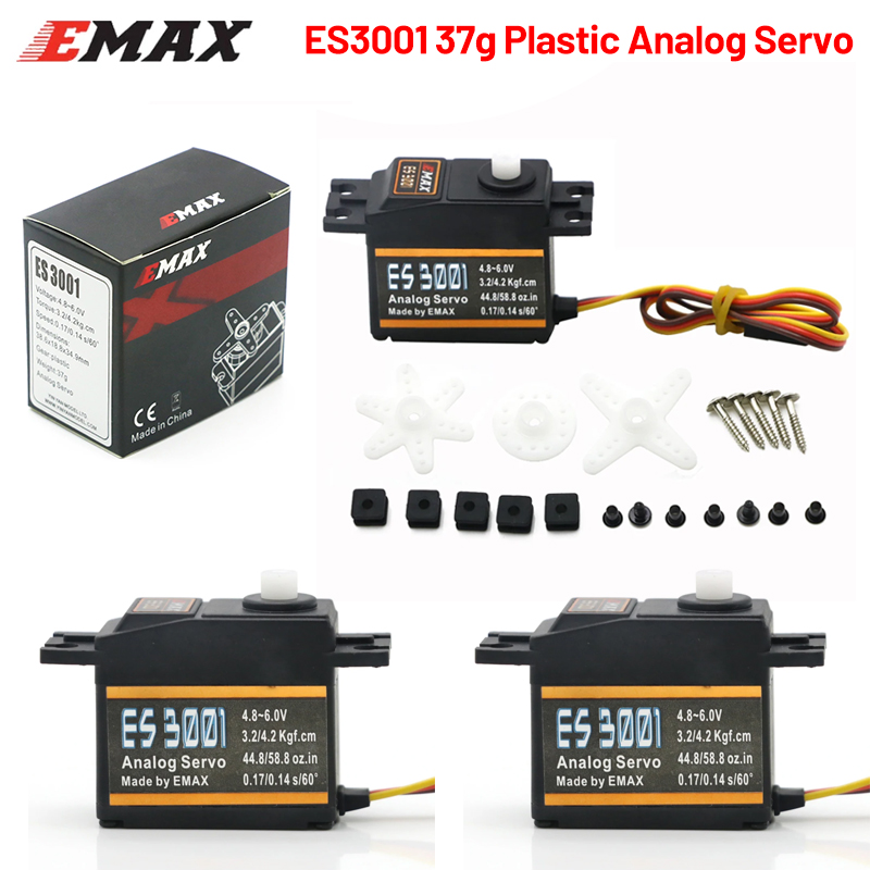 1/4 шт. EMAX ES3001 4.8-6.0V 3 – обзор и цена Rc Helicopter Servo