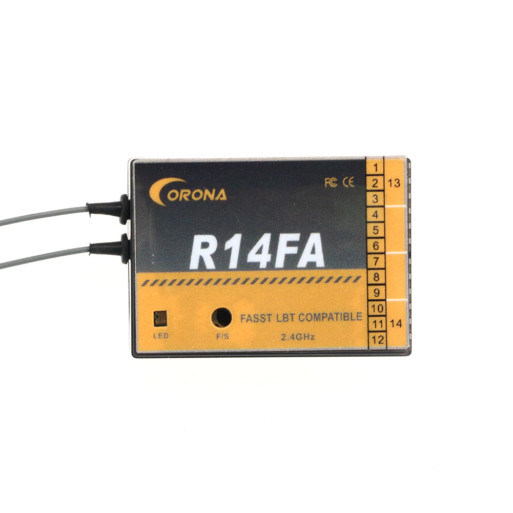 Corona R14FA 14-канальный ради – обзор и цена Rc Helicopter Servo